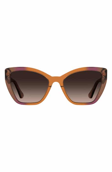 Moschino 55mm Cat Eye Sunglasses