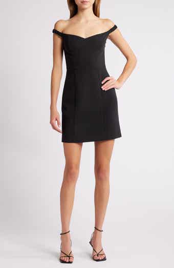 French Connection Azra Sweetheart Neck Minidress