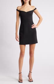 French Connection Azra Sweetheart Neck Minidress