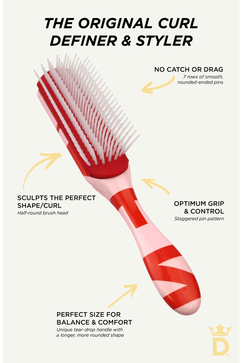 D3 Original Curl Definer & Styler 7 Row, Alternate, color, PINK CRUSH