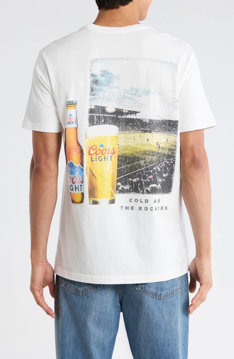 The Forecast Agency Field Beer Graphic T-Shirt, Alternate, color, Ivory