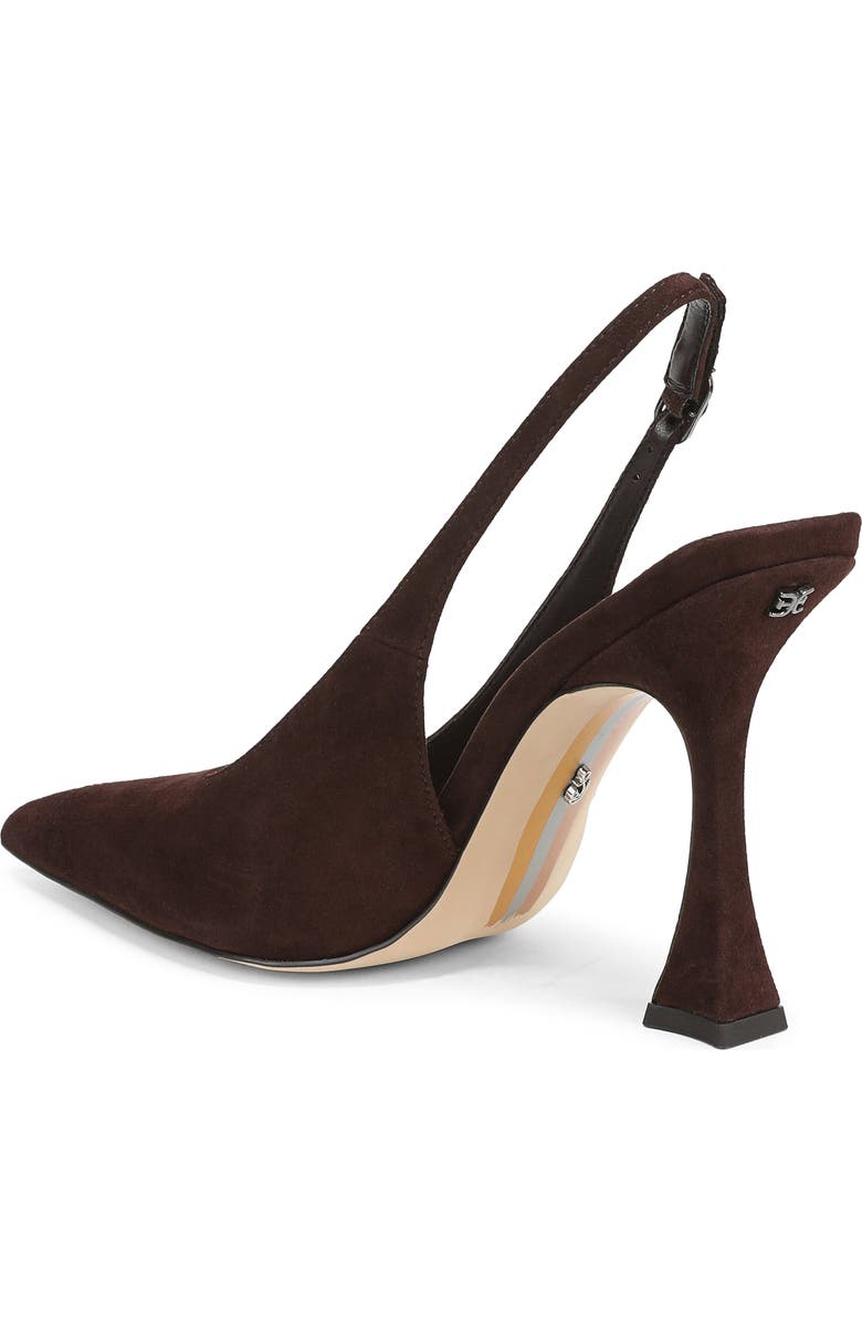 Sam Edelman Odette Pointed Toe Slingback Pump, Alternate, color, Cafe Noir