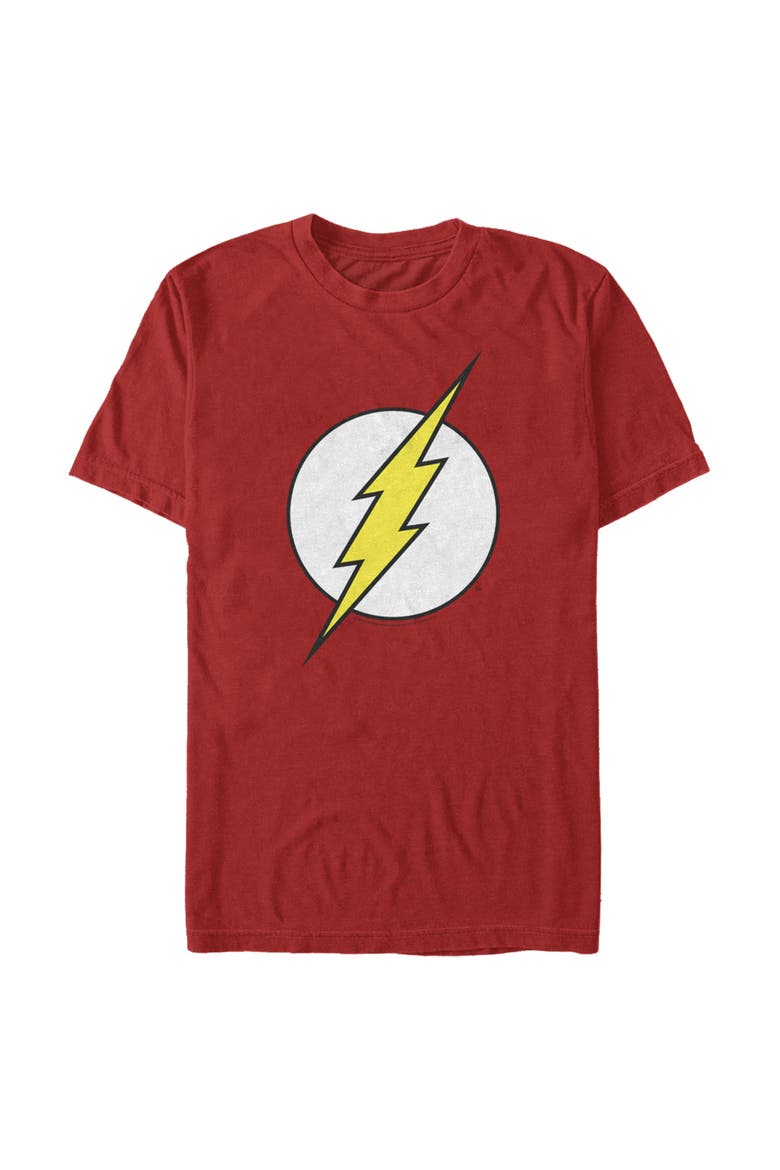 Men's The Flash Classic Logo T-Shirt, Main, color, Red