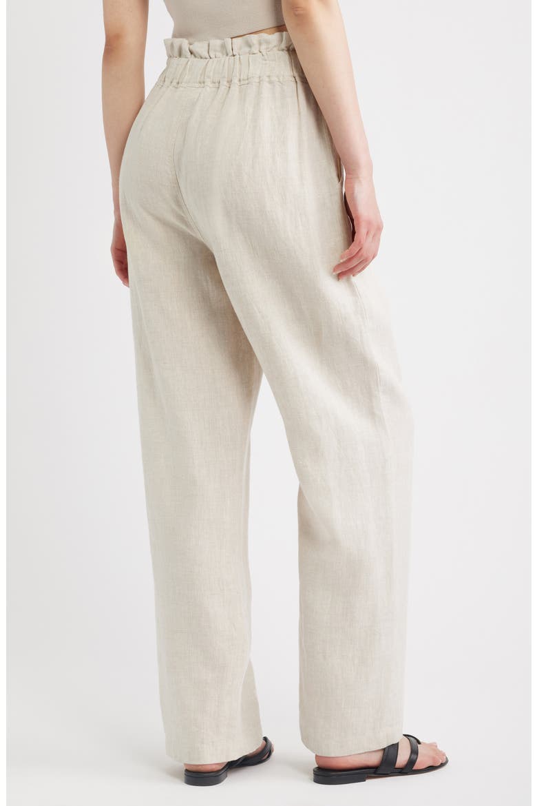 Christal Linen Straight Leg Pants, Alternate, color, LINEN