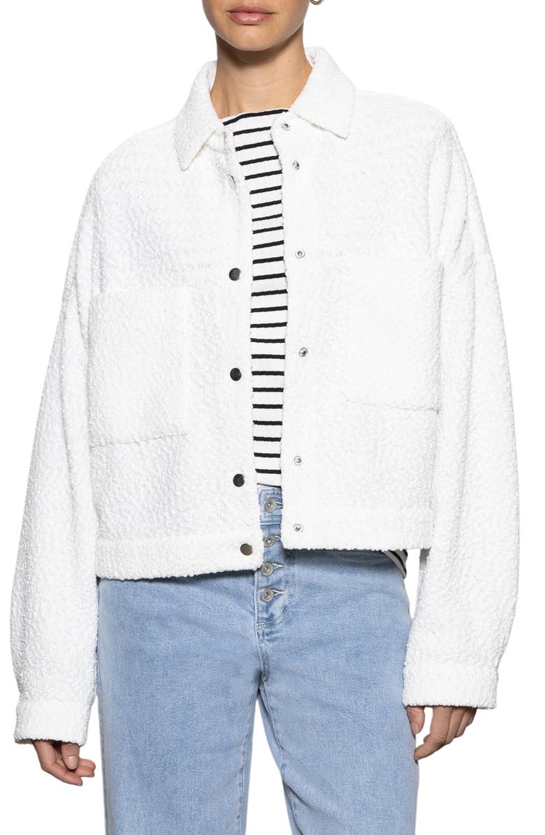 Sanctuary Trimmer Knit Shacket, Main, color, 