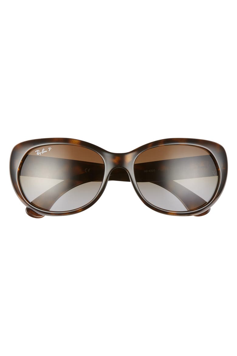59mm Polarized Sunglasses, Alternate, color, HAVANA/ GREY GRADIENT BROWN