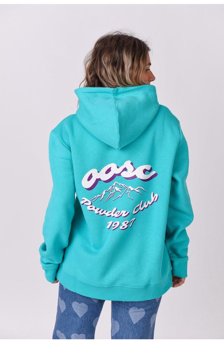 OOSC Powder Club Hoodie - Aqua, Main, color, Aqua