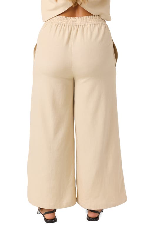 O'neill Sanders Wide Leg Pants In Neutral