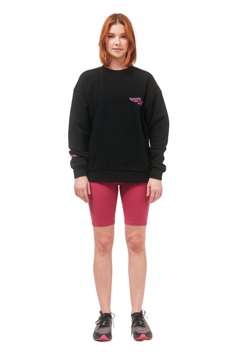 Infinite Passions Sweatshirt, Main, color, Metropolis Black/Fuschia