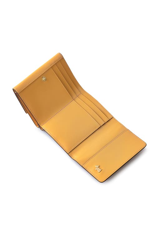 Radley Bird Of Paradise Small Trifold Purse In Yellow