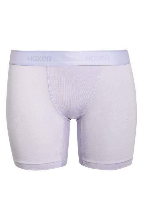 Woxer Baller Ultra-soft 5-inch Boxer Briefs In Purple