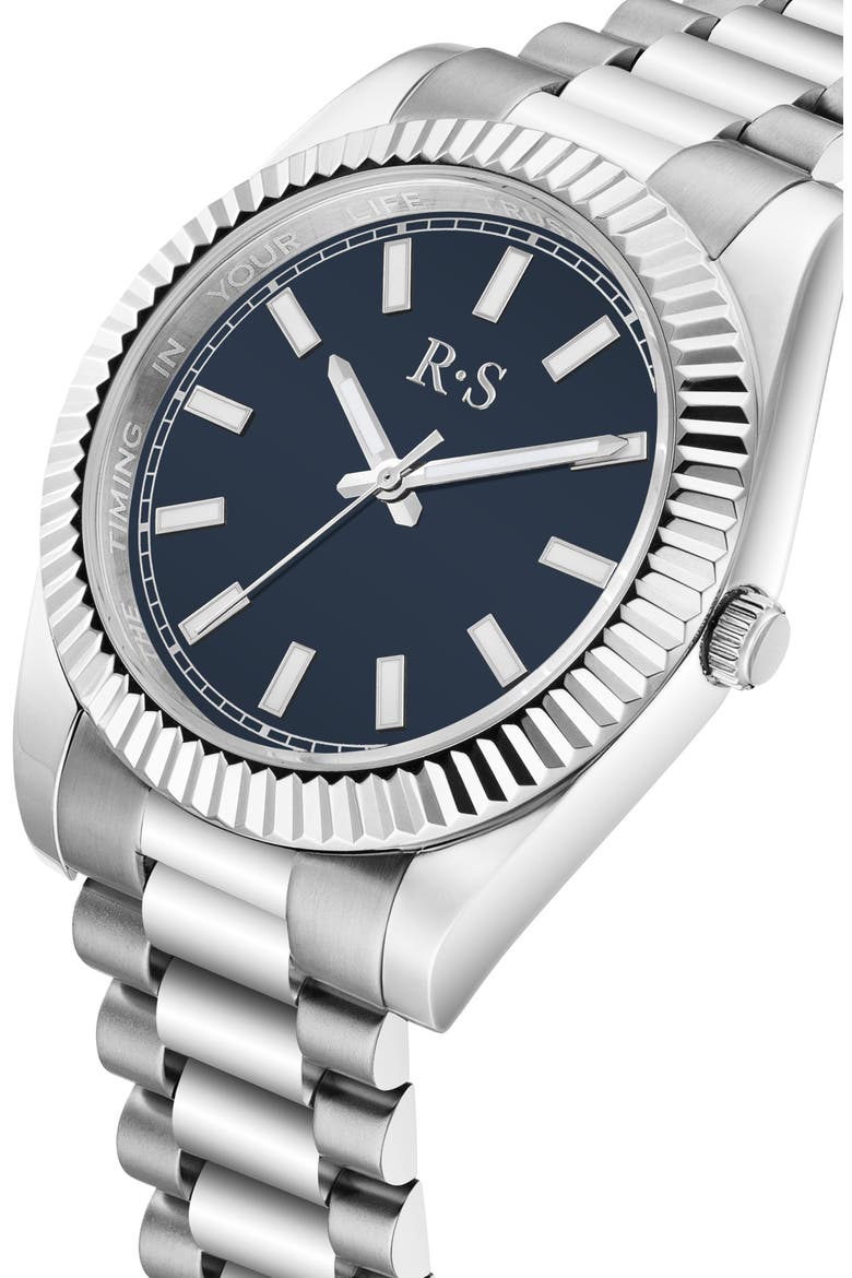 The Monaco Bracelet Watch, 40mm, Alternate, color, MIDGNIGHT BLUE