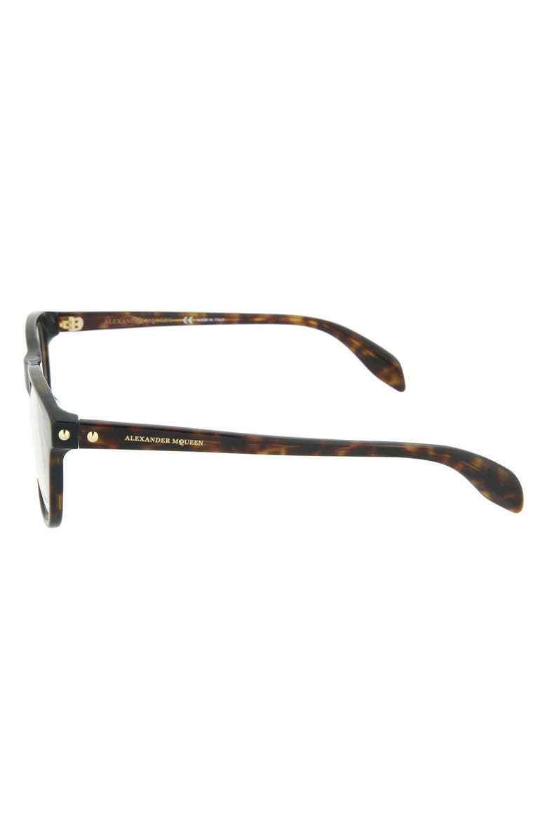 McQueen Alexander McQueen 53mm Rectangle Optical Frames, Alternate, color,