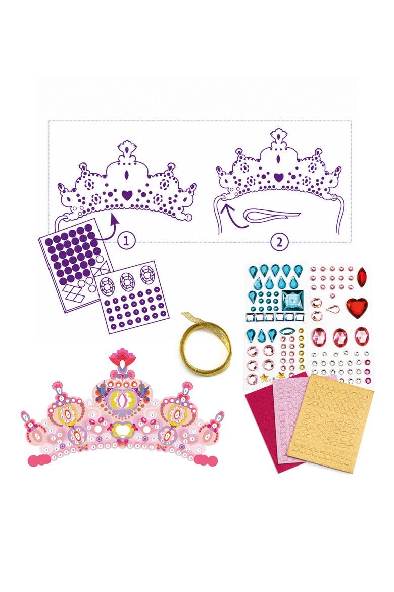 Do It Yourself Like A Princess Crown Craft Kit, Alternate, color, MULTI