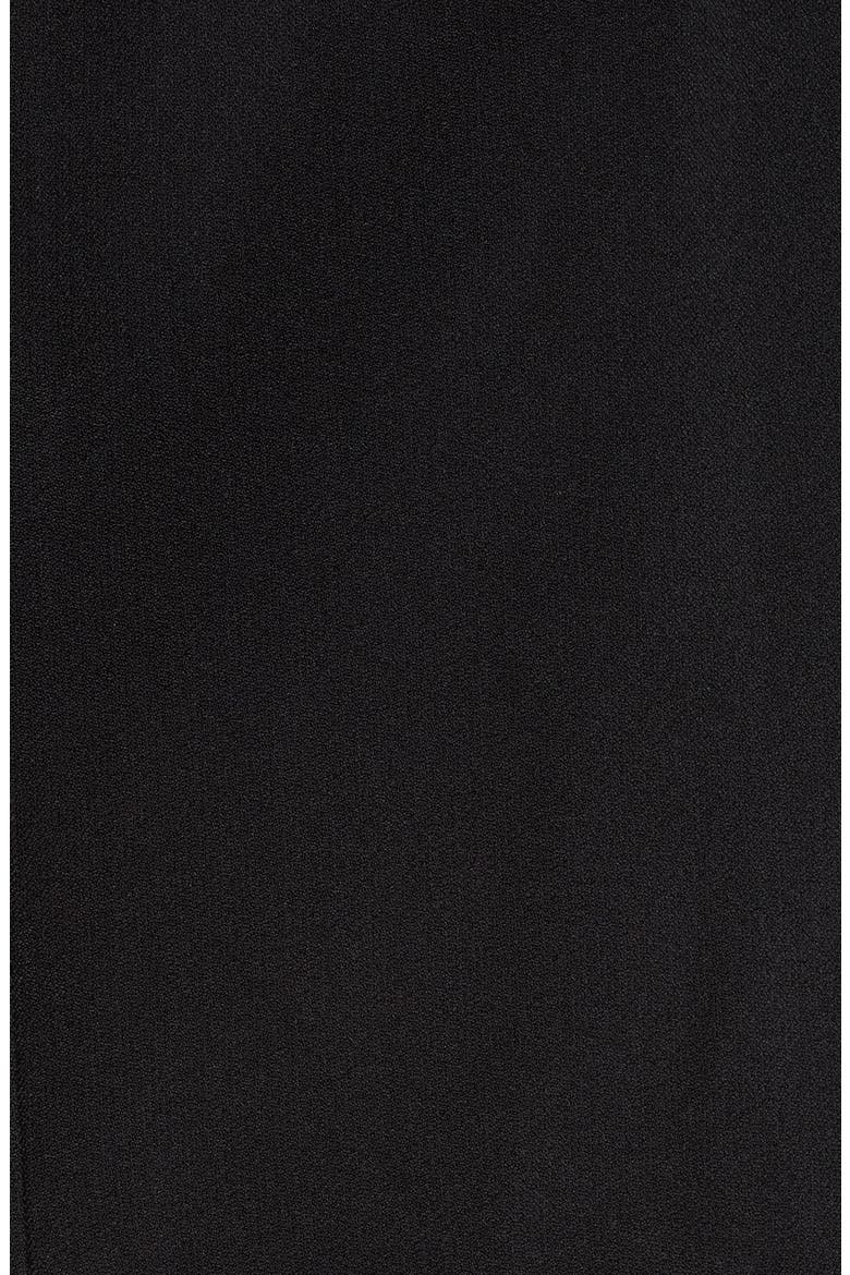 Cardigan-Style Stretch Crepe Blazer, Alternate, color, BLACK