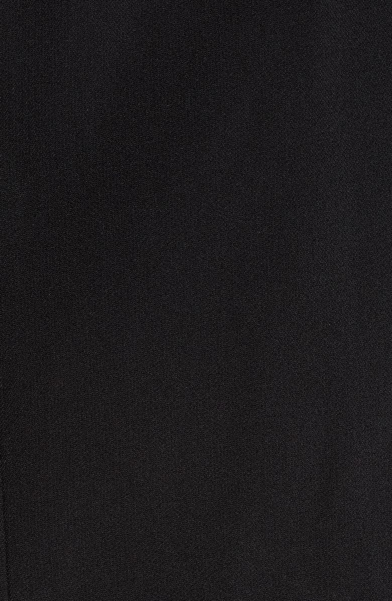 KASPER Cardigan-Style Stretch Crepe Blazer, Alternate, color, Black