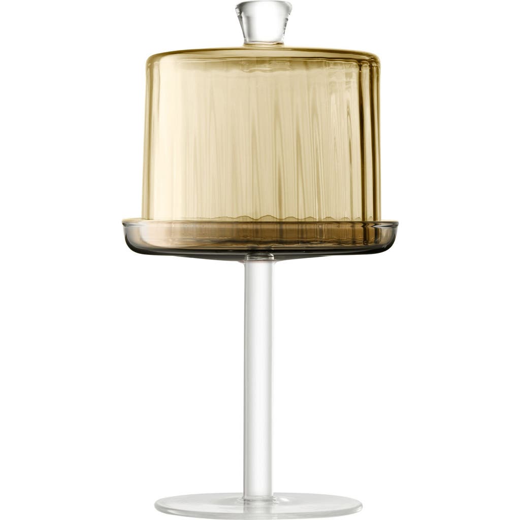 Lsa Gems Cake Dome Stand In Multi