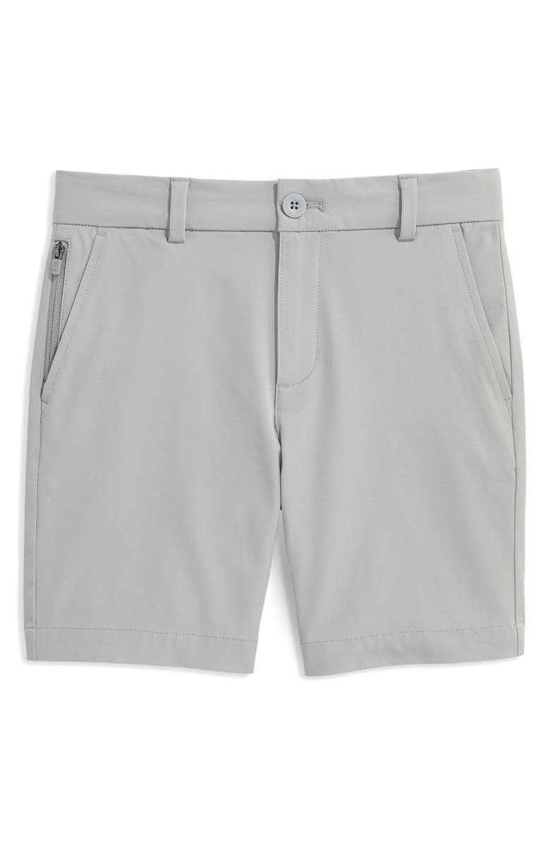 vineyard vines Kids' On-the-Go Performance Shorts, Main, color, Ultimate Gray