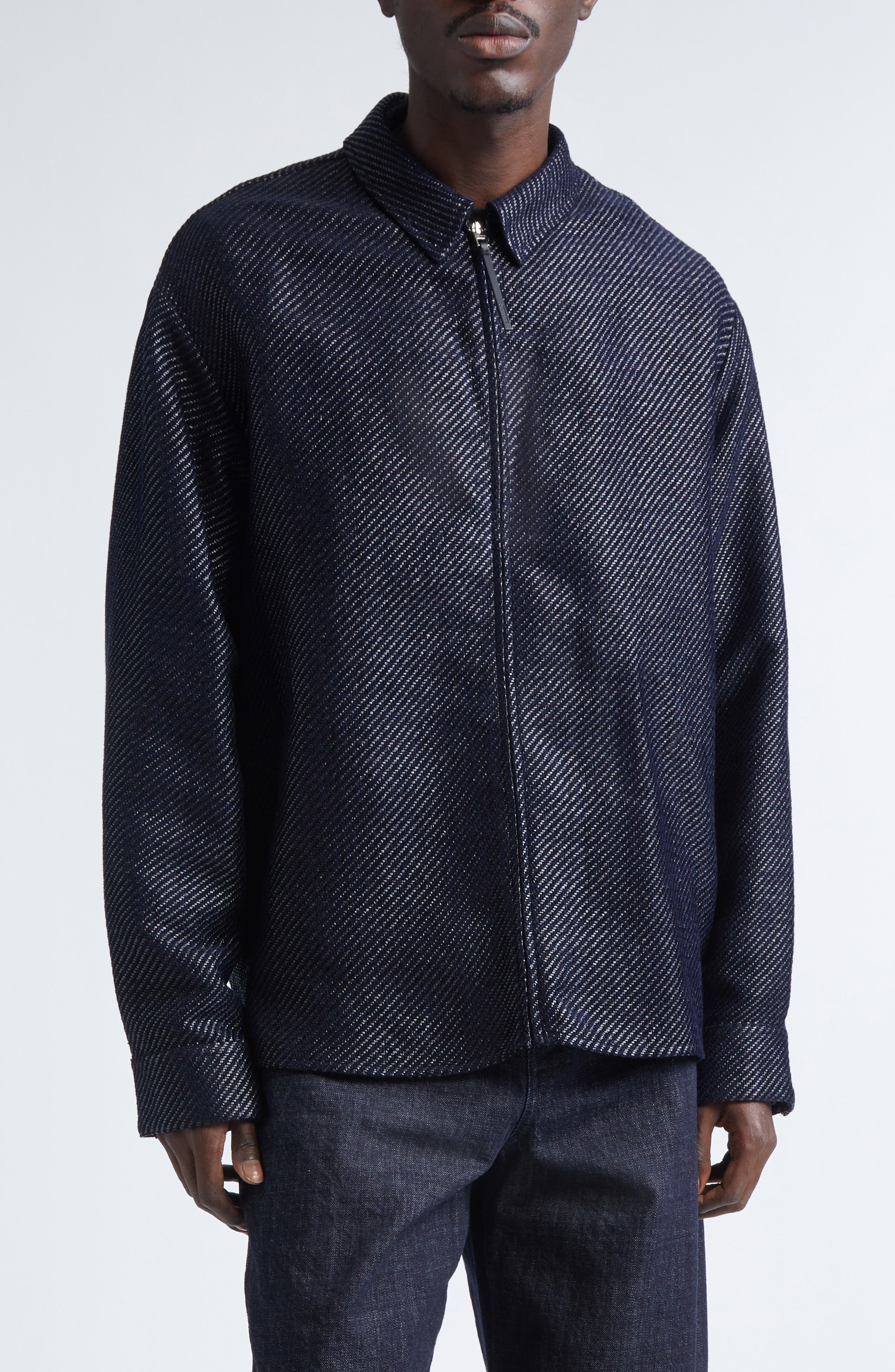 La Chemise Veloce Zip Overshirt