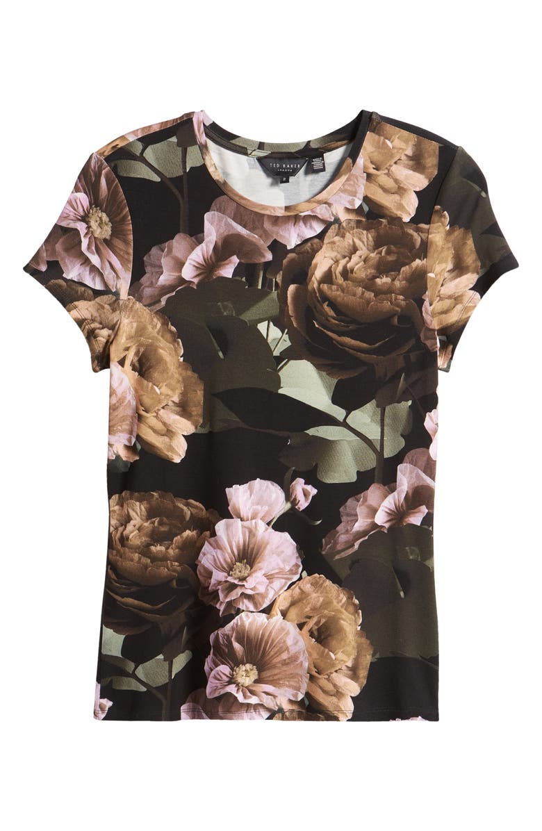Ted Baker London Morlaa Floral T-Shirt, Alternate, color,