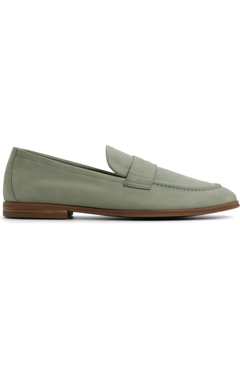 ALDO Journey Penny Loafer, Alternate, color, Light Sage