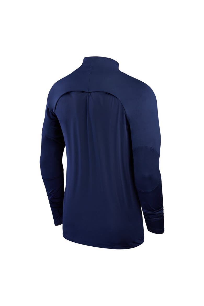 Men's Nike Navy Paris Saint-Germain 2023/24 Strike Drill Raglan Quarter-Zip Top, Alternate, color, Navy