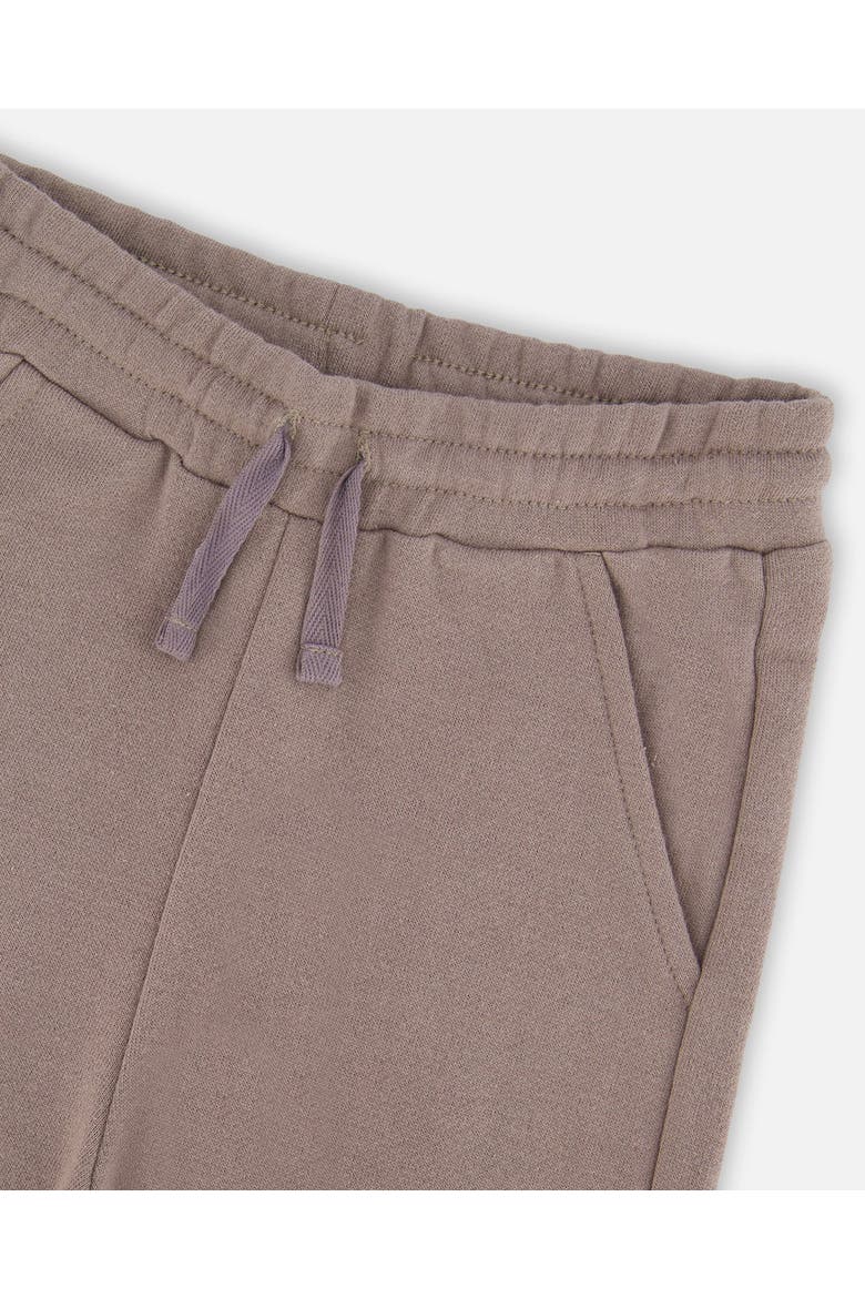 French Terry Sweatpants with Cargo Pocket, Alternate, color, Taupe