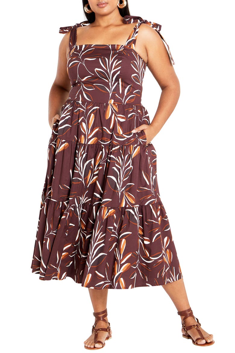 Corrine Maxi Sundress, Main, color, SOL LEAF