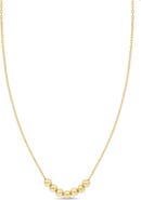 Bony Levy 14K Yellow Gold Beaded Pendant Necklace