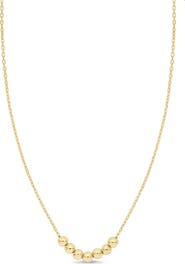 Bony Levy 14K Yellow Gold Beaded Pendant Necklace