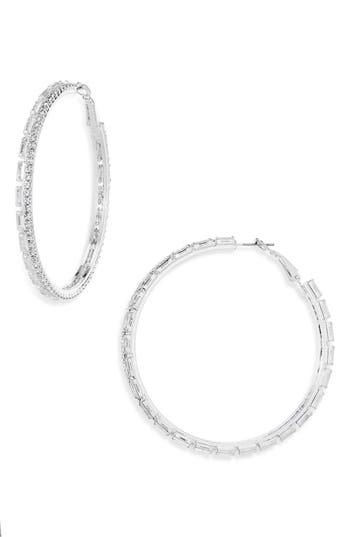 Tasha Crystal Hoop Earrings