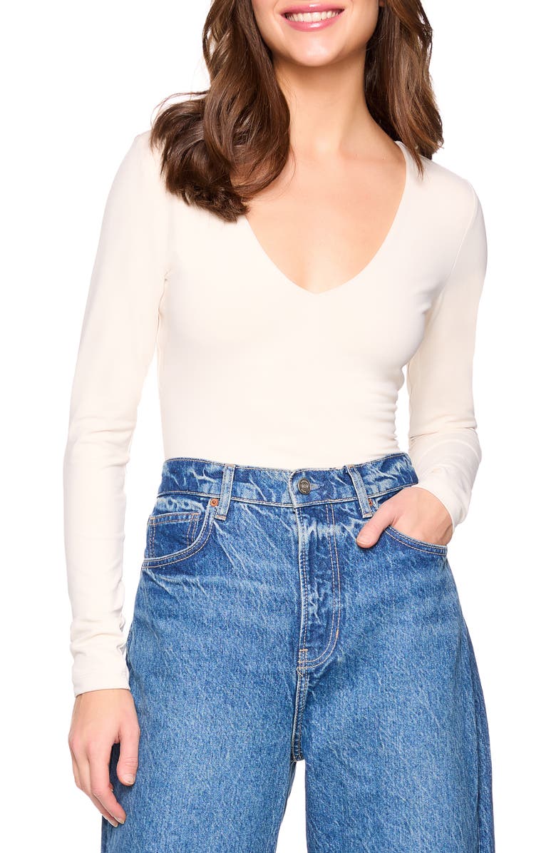 Susana Monaco Long Sleeve Knit Top, Main, color, 