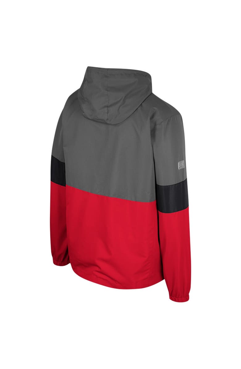 COLOSSEUM Men's Colosseum Charcoal Maryland Terrapins Miles Full-Zip Jacket, Alternate, color,