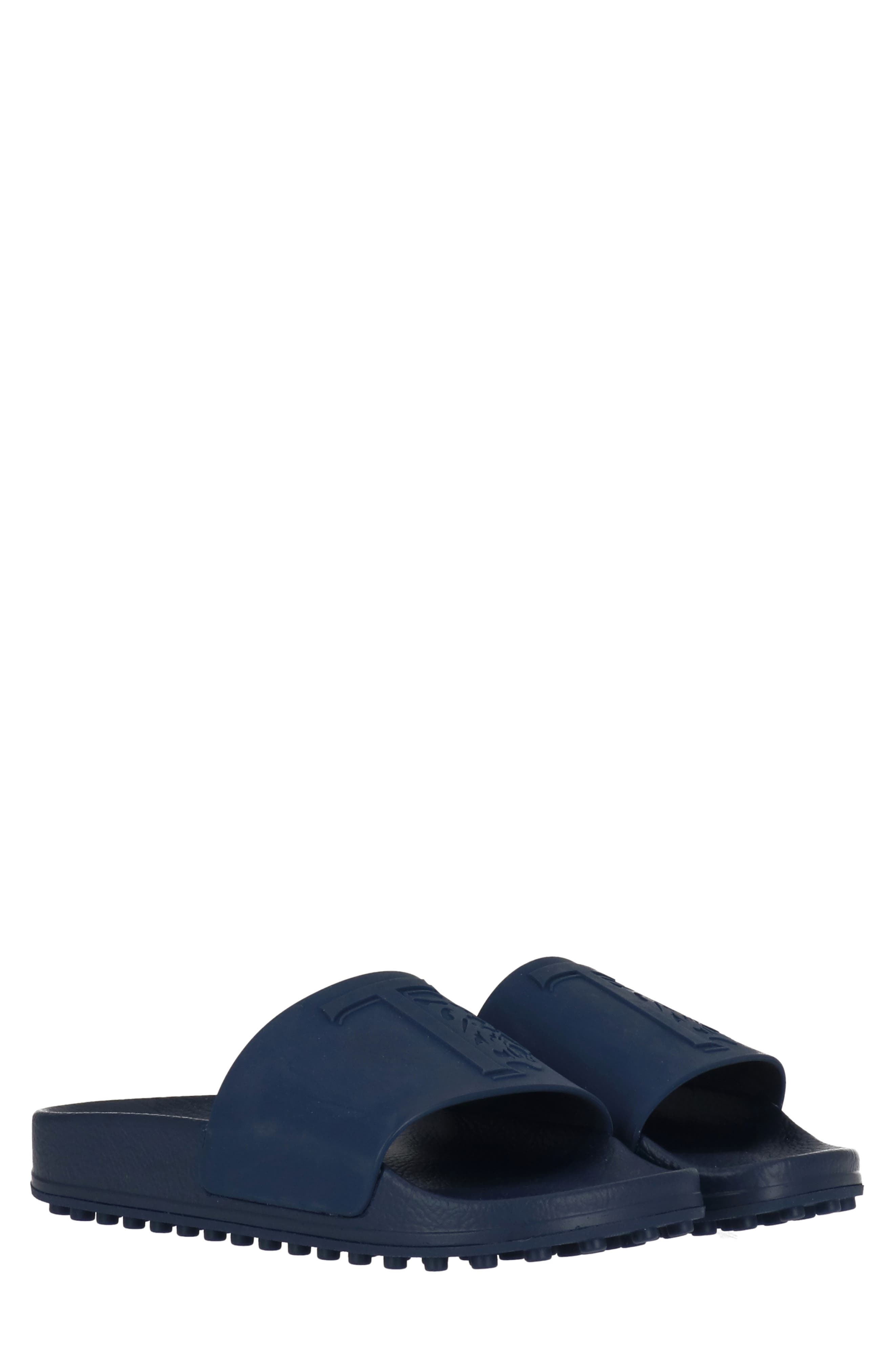 Fascia T Leone Slide Sandal, Main, color, DARK BLUE