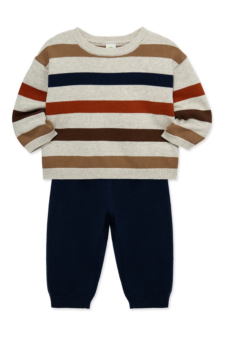 Kids' Fall Stripe Sweater & Pants Set, Alternate, color, MULTI