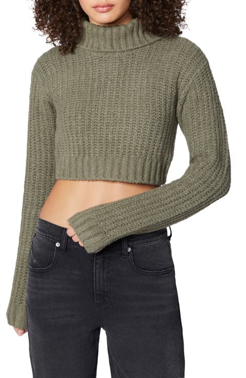 Crop Turtleneck Sweater