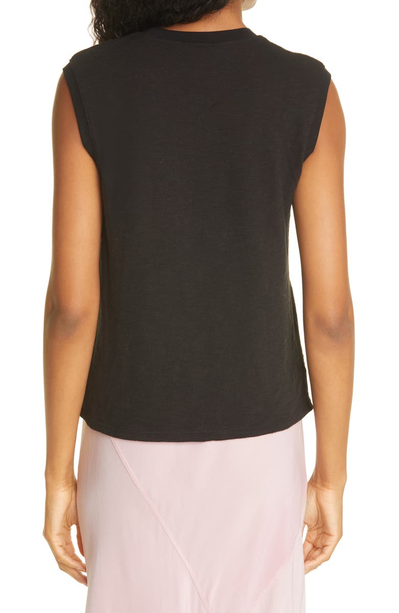 ATM Anthony Thomas Melillo Schoolboy Cotton Slub Jersey Sleeveless T-Shirt, Alternate, color, 