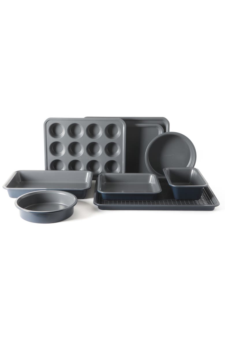 Legacy 10 Piece PFA Free Nonstick Bakeware Set, Main, color, Navy/Grey