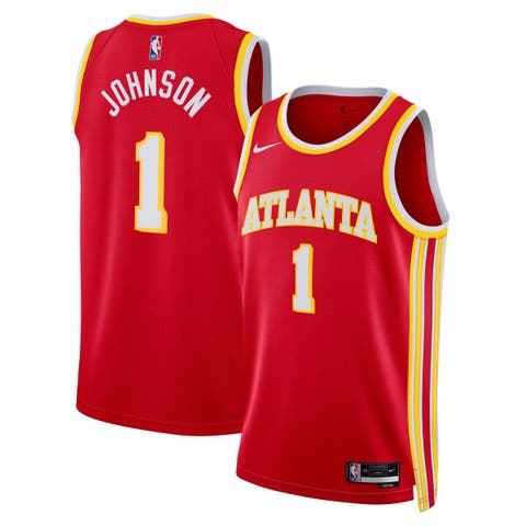 Unisex Nike Jalen Johnson Red Atlanta Hawks Swingman Jersey - Icon Edition