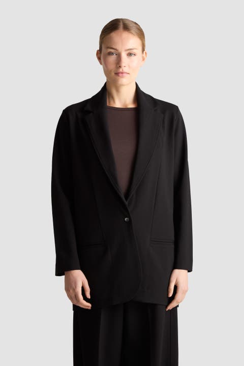 Astor Oversized Jersey Blazer
