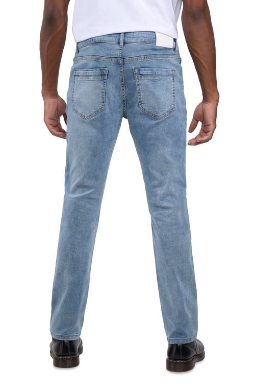 Spring + Mercer Super Soft Slim Fit Jeans In Blue