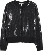 Nordstrom Sequin Wool & Cashmere Cardigan