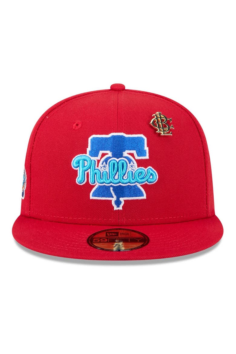 Men's New Era  Red Philadelphia Phillies 2025 Big League Chew 59FIFTY Fitted Hat, Alternate, color, Red