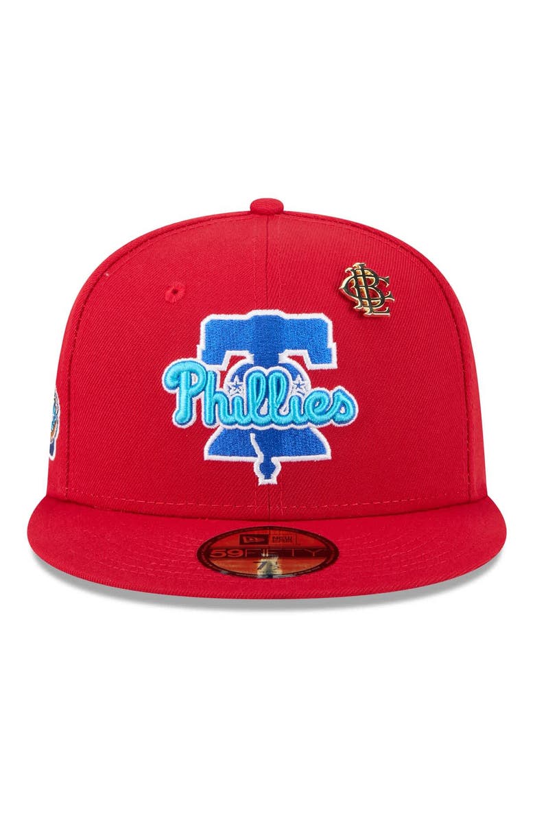 New Era Men's New Era  Red Philadelphia Phillies 2025 Big League Chew 59FIFTY Fitted Hat, Alternate, color, Red