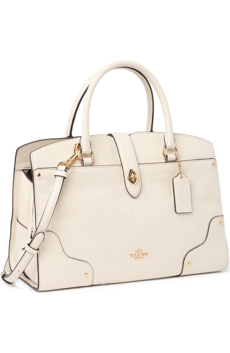 COACH 'Mercer 30' Leather Satchel, Alternate, color,