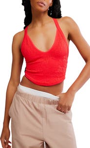 Free People Daydream Rib Racerback Tank