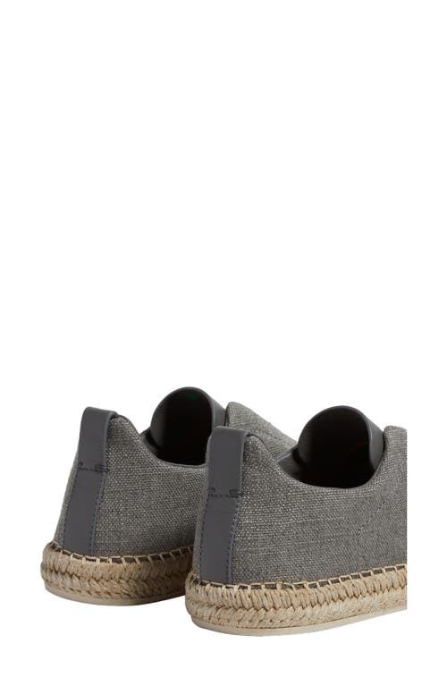 Zegna Canvas Triple Stitch Espadrilles