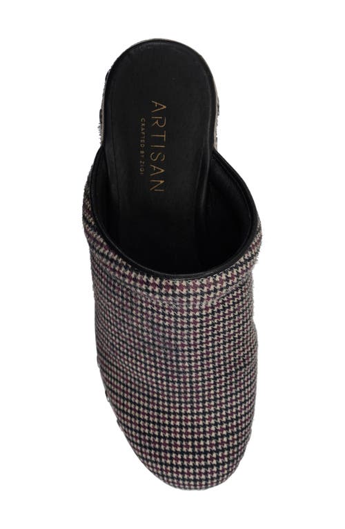 Artisan Crafted By Zigi Regina Genuine Calf Hair Platform Clog In Brown
