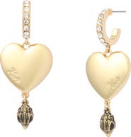 Kurt Geiger London Eagle Heart Drop Earrings