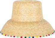 Sunshine Tienda Roselia Palm Straw Bucket Hat